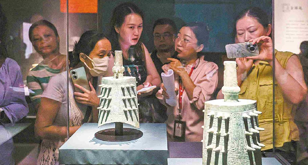 “熠熠其輝：夏商周禮樂文化展”在廣州開幕