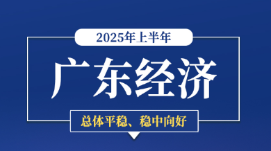 圖說經濟 | 廣東2025年上半年經濟運行情況